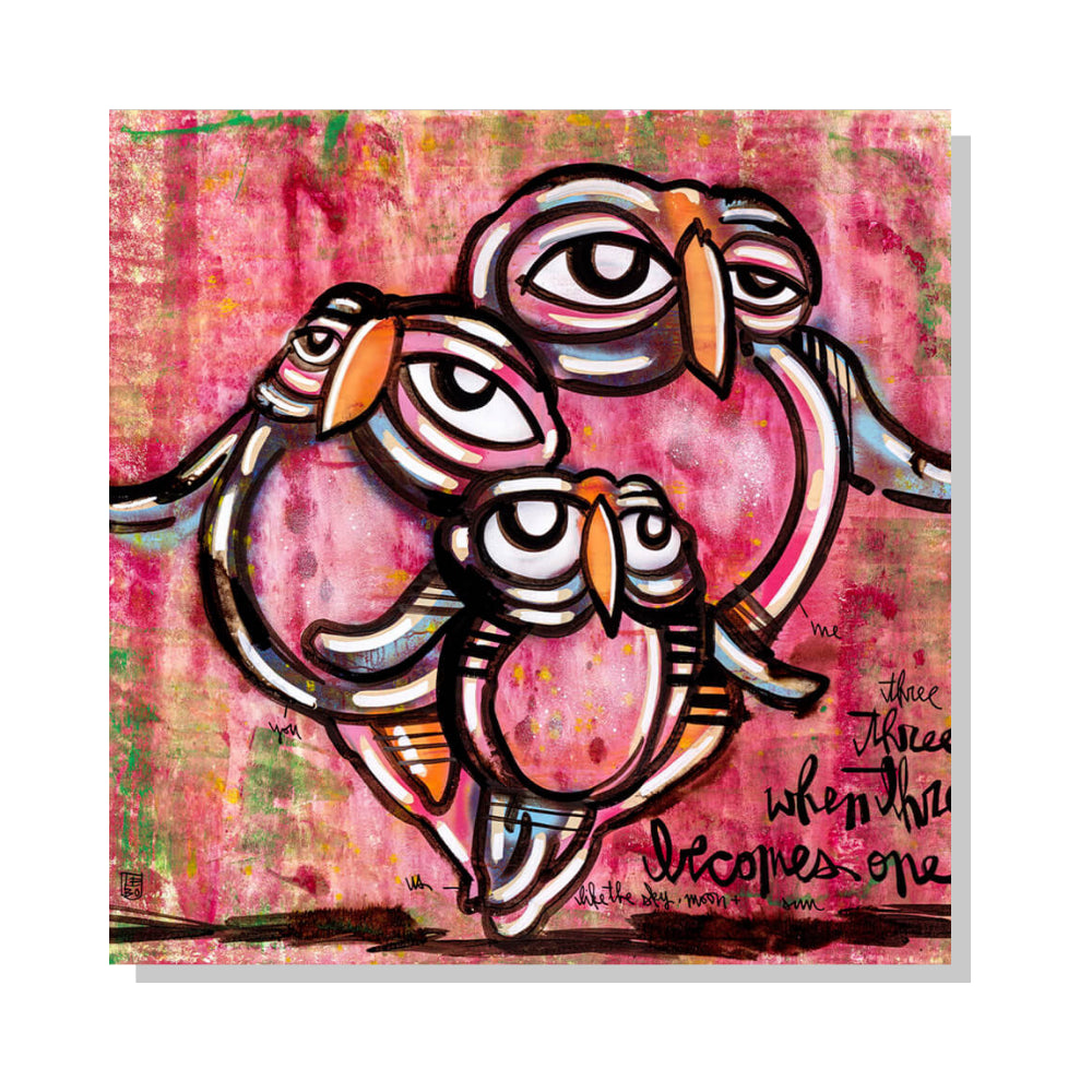 When Three Becomes One - Mineral Print